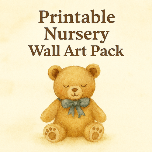 Printable Nursery Wall Art Pack